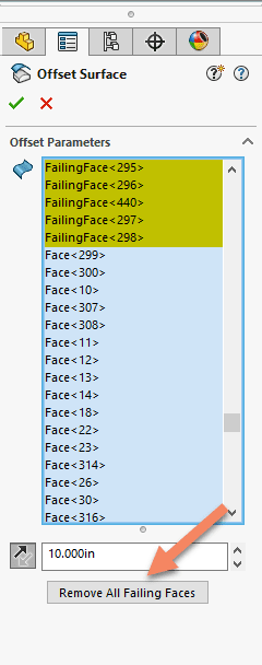 , SOLIDWORKS 2020 What&#8217;s New &#8211; Creating an Offset Surface Without Failed Faces