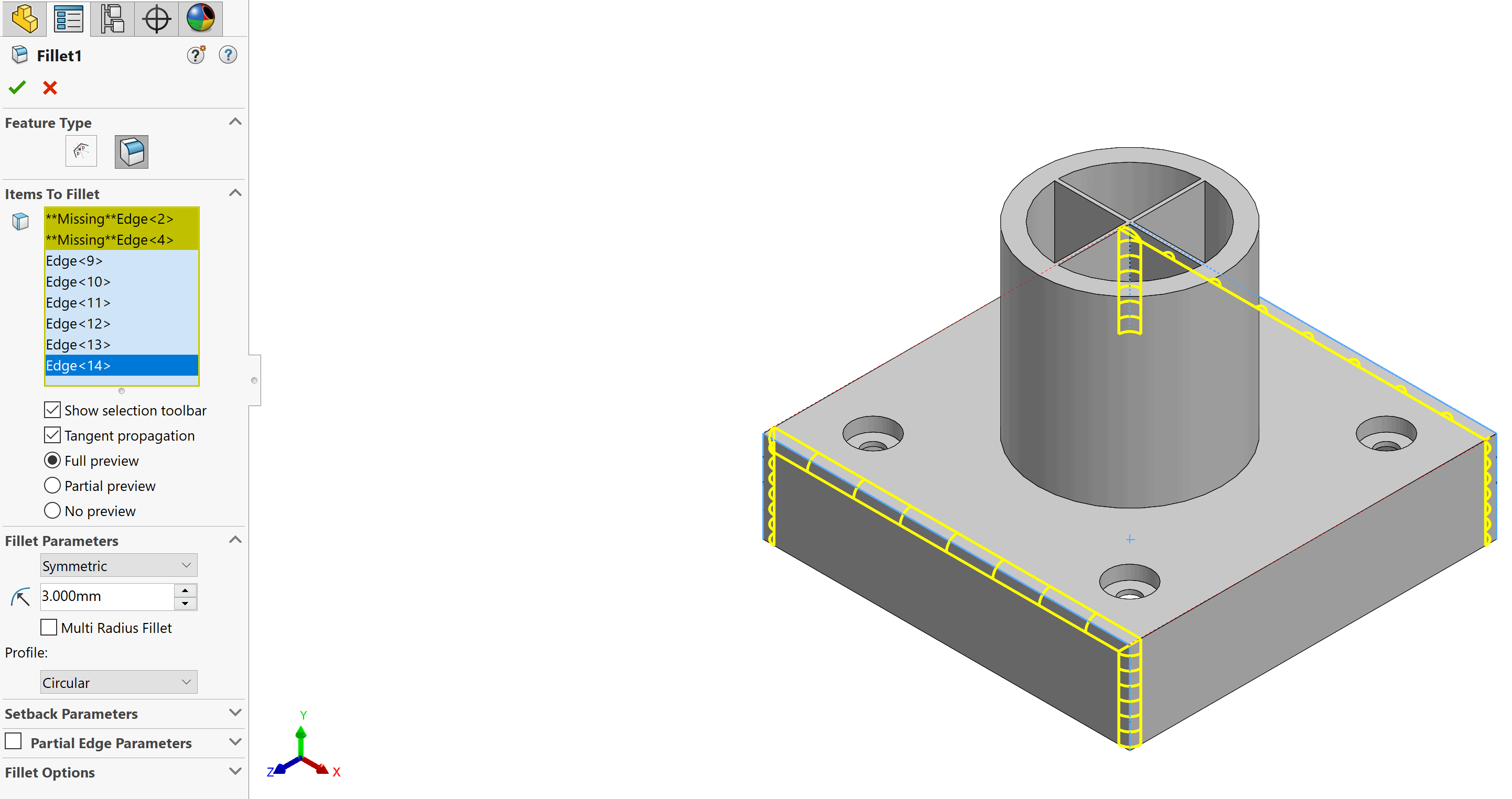 , SOLIDWORKS 2020 What’s New – Repairing Missing References for Fillets and Chamfers