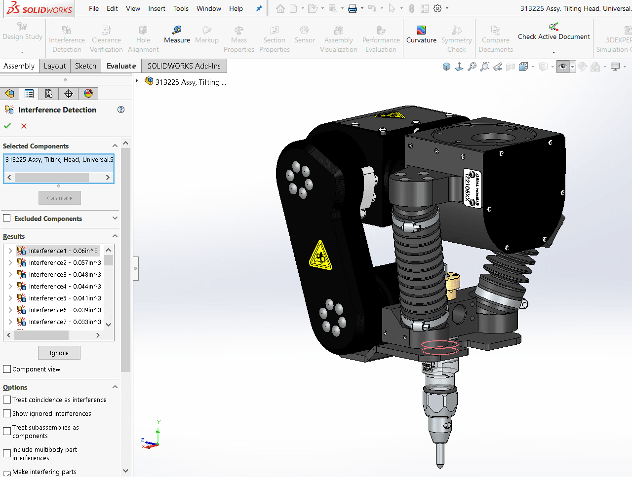 , SOLIDWORKS 2020 What’s New – Isolating Interference in Assemblies