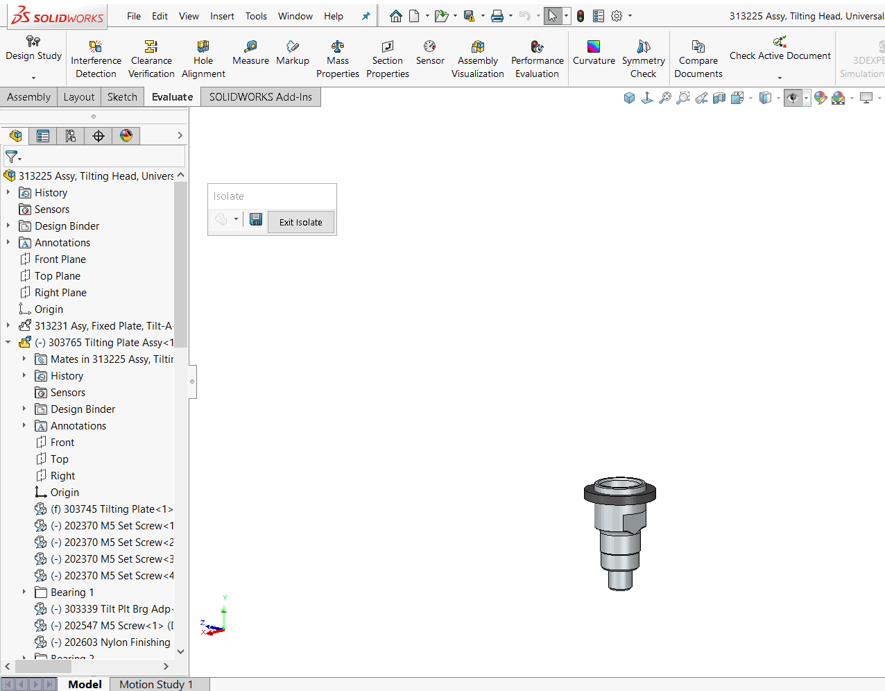 , SOLIDWORKS 2020 What’s New – Isolating Interference in Assemblies