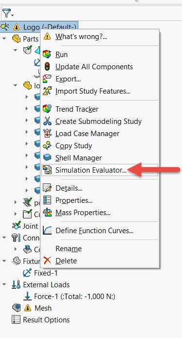 Study Tree Menu