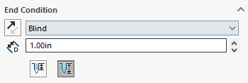 , SOLIDWORKS 2020 What&#8217;s New &#8211; Defining Hole Depths