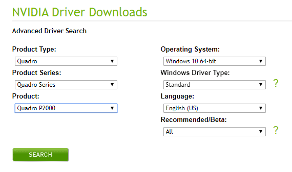 , Graphic Card Driver Changes with SOLIDWORKS