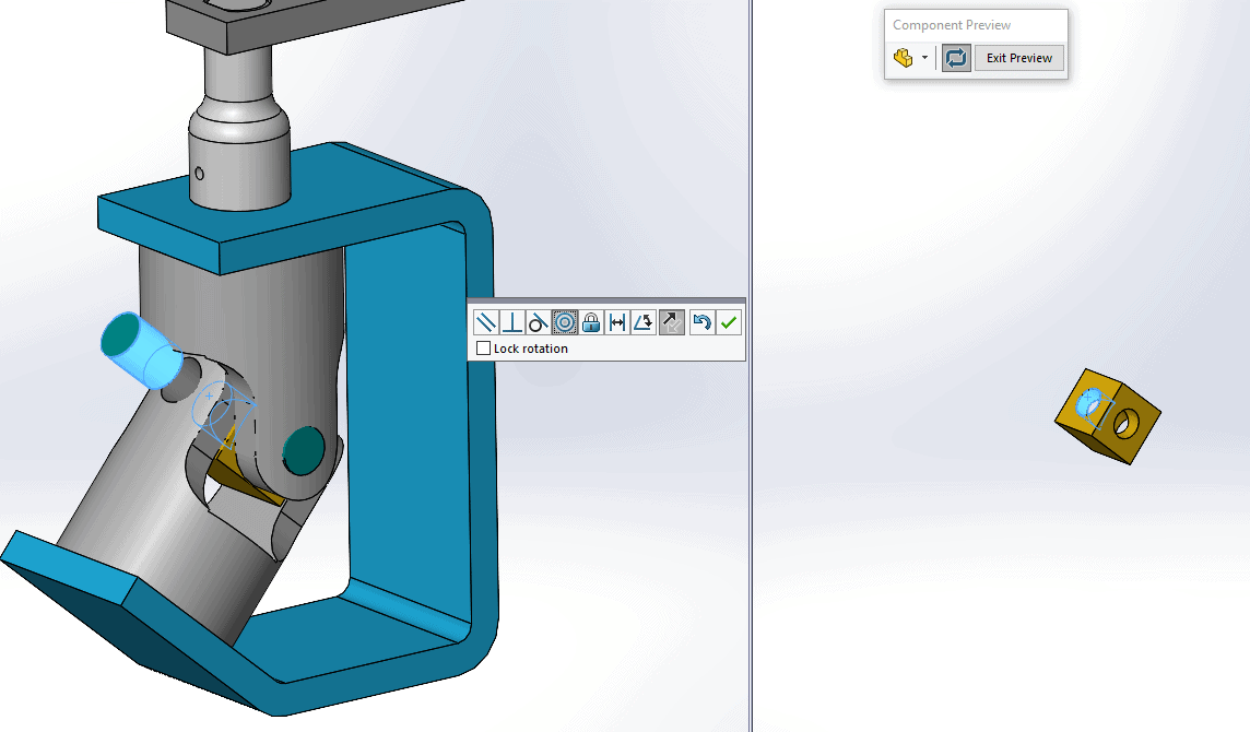 , SOLIDWORKS Component Preview Window