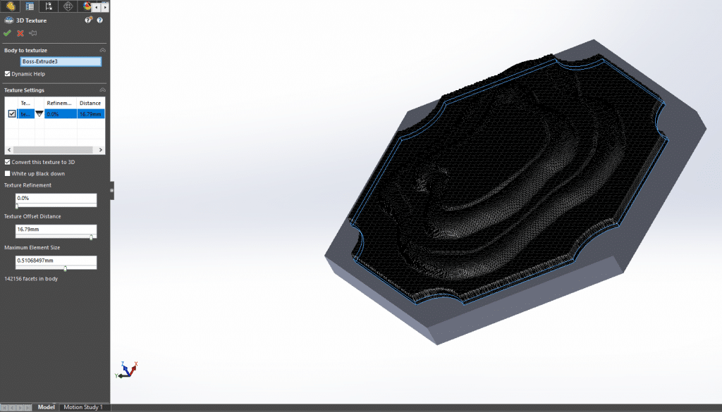 , Creating Custom Displacement Maps for Natural &#038; Organic Geometry in SOLIDWORKS