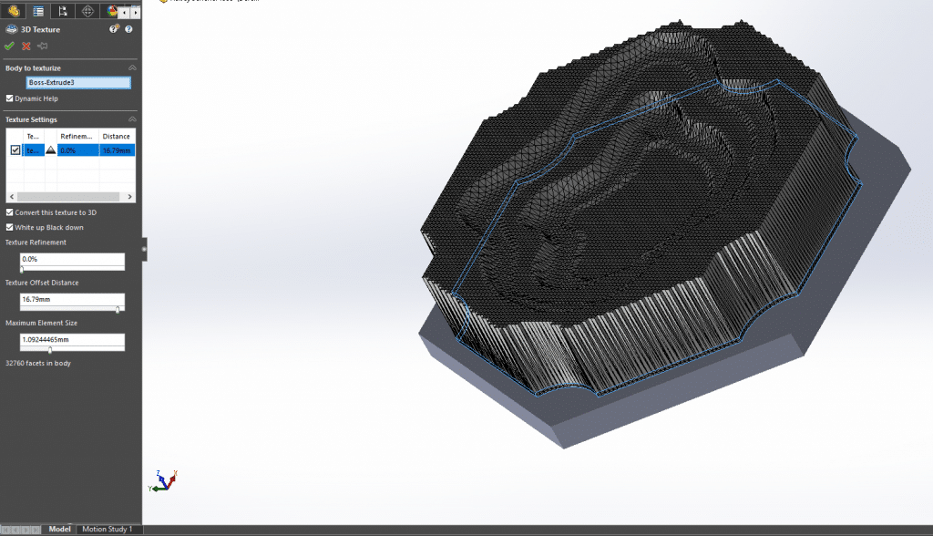 , Creating Custom Displacement Maps for Natural &#038; Organic Geometry in SOLIDWORKS