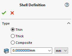 , SOLIDWORKS Simulation: Thick versus Thin Shell Elements.