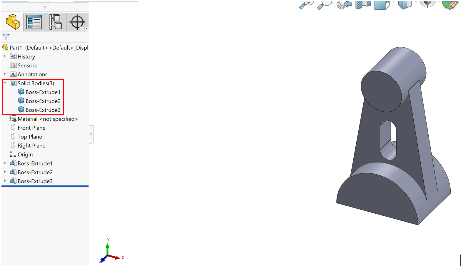 , The SOLIDWORKS Combine Tool