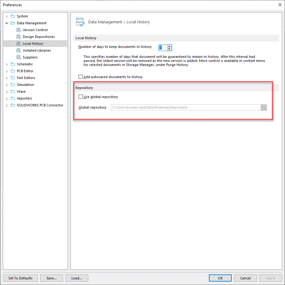 , Demystifying the SOLIDWORKS PCB Repository