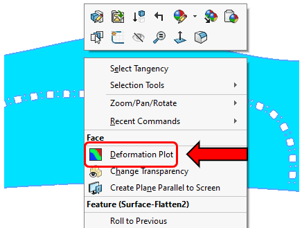 , SOLIDWORKS Premium: Surface Flatten