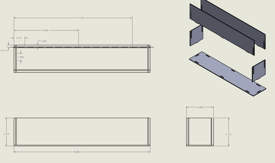 , SOLIDWORKS Tab and Slot for Hobbies