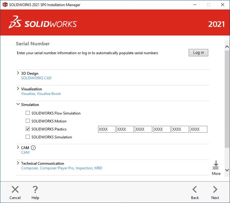 solidworks 2021 installation guide part 4, SOLIDWORKS 2021 Installation Guide Part 4 – Composer, Plastics, Inspection, MBD and Simulation Installation