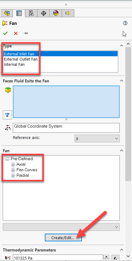 , Modeling fans in SOLIDWORKS Flow Simulation