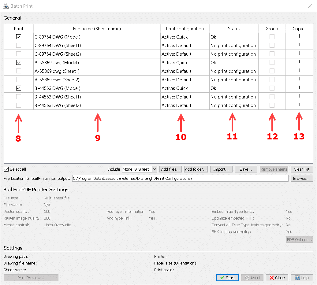 , How to Batch Print in SOLIDWORKS DraftSight