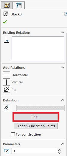 , SOLIDWORKS Smart Drawing Blocks – Using Attributes as Editable Text Fields