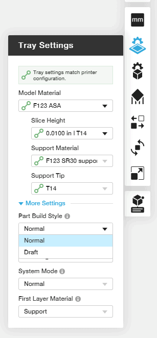 , F123 Spotlight: How to use Draft Mode to Reduce Material Usage and Print Faster