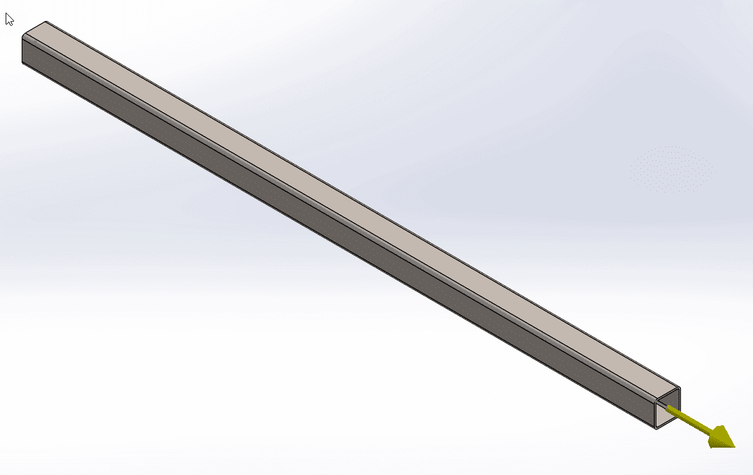 , Understanding beam diagrams in SOLIDWORKS Simulation