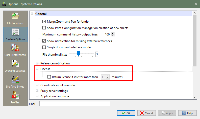 , DraftSight Network License Timeout