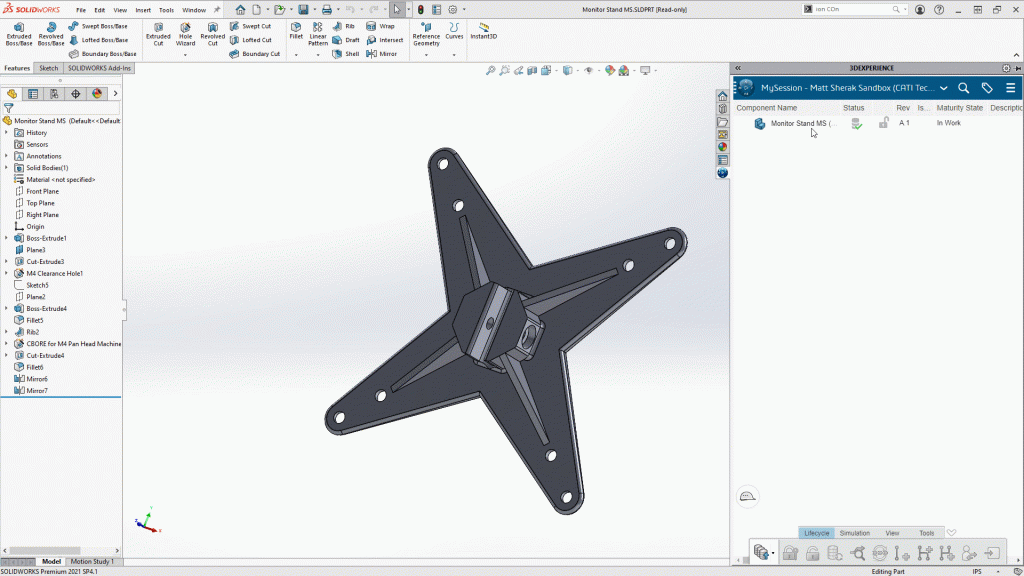 , SIMULIA for SOLIDWORKS- Import via SOLIDWORKS Connector