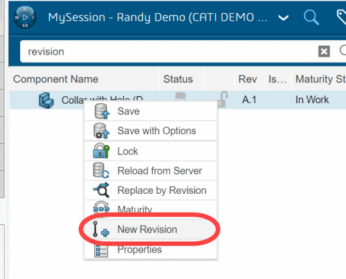 , Creating Revisions with 3DEXPERIENCE PLM