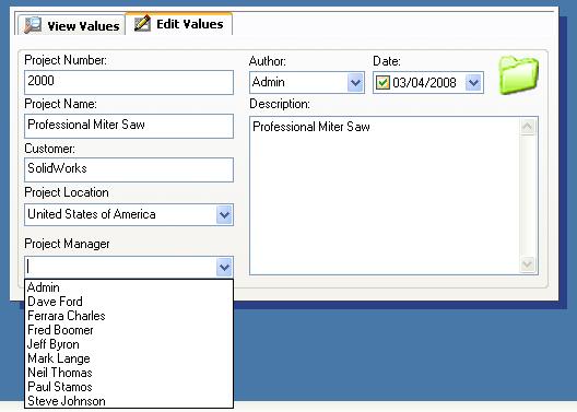 , Enterprise PDM User Lists