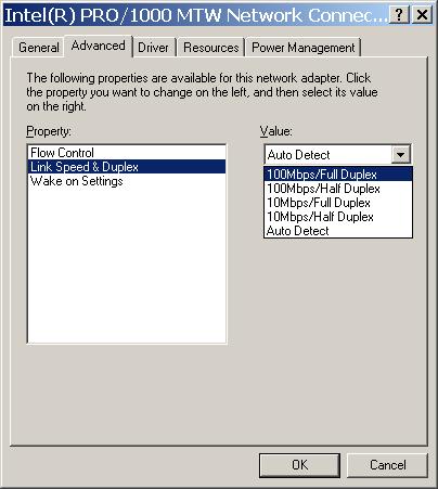 , Duplex setting for performance