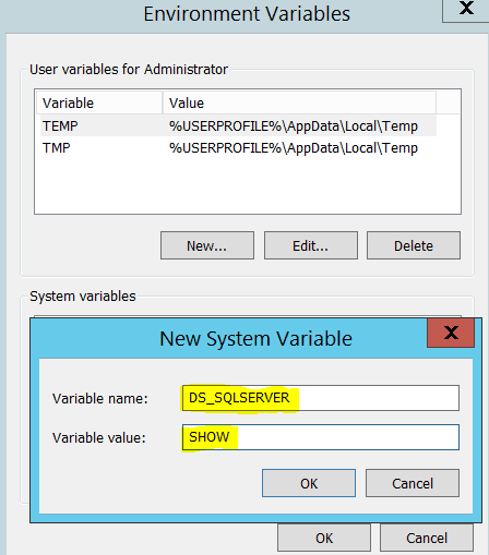 , 3DNotification in MS-SQL Environment