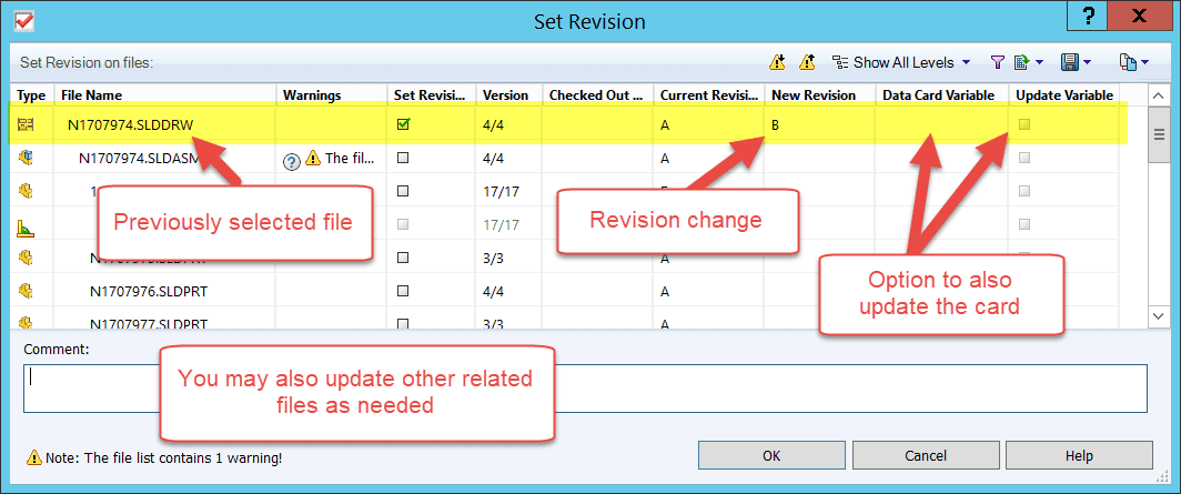 , SOLIDWORKS PDM 101: Setting Document Revisions