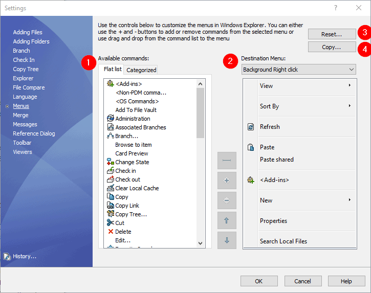 , Configuring Menus for Your PDM Users