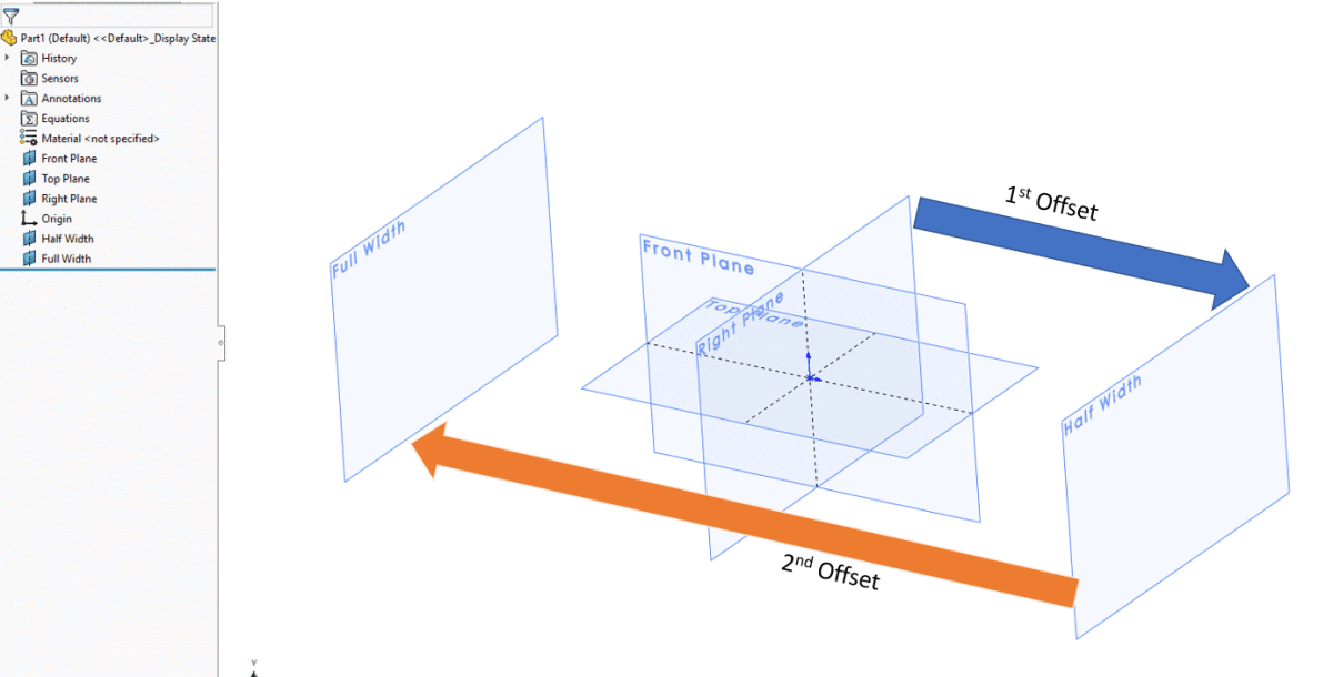 , SOLIDWORKS – Set Up Reference Planes