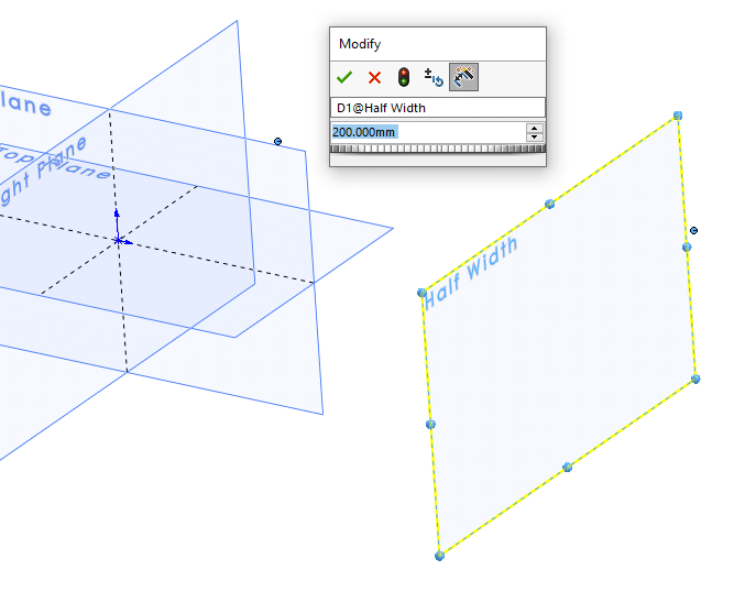 , SOLIDWORKS – Set Up Reference Planes