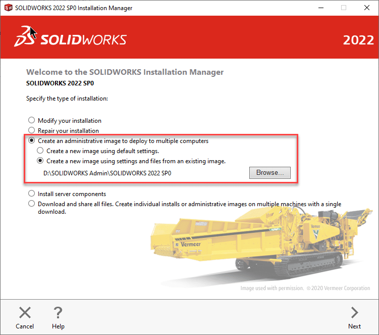 , SOLIDWORKS Admin Image Creation and Deployment