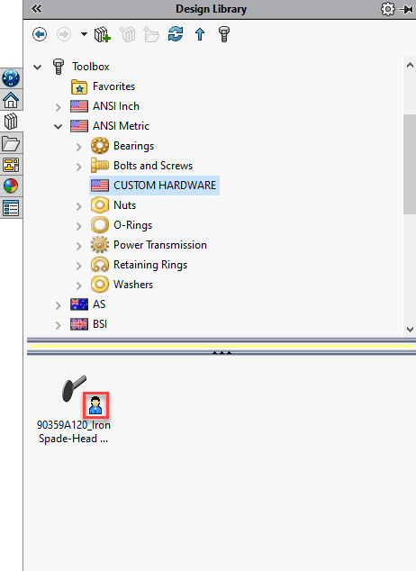 Custom SOLIDWORKS Toolbox Part, Add Custom Parts to Your SOLIDWORKS Toolbox