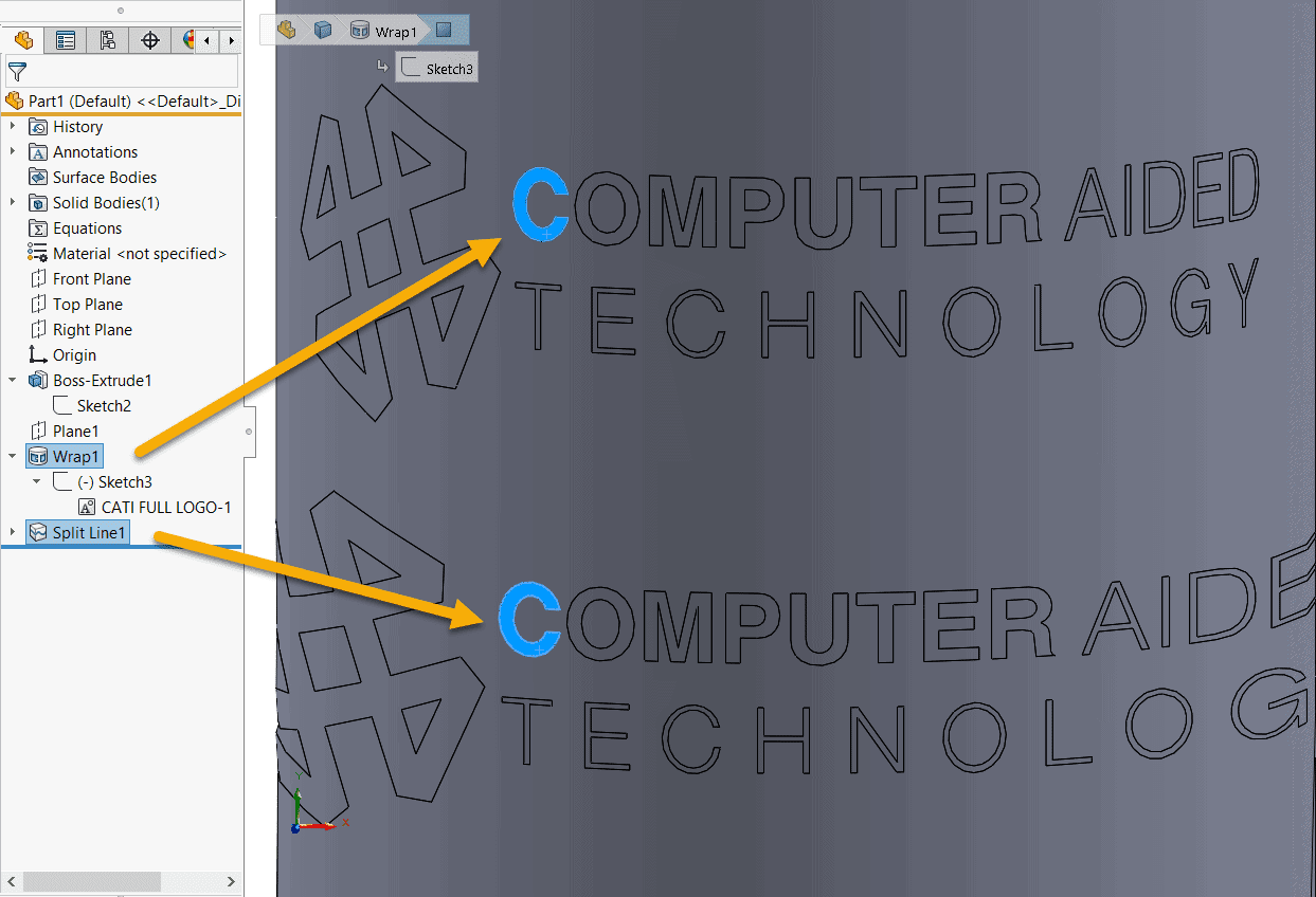 solidworks wrap feature, Wrapping In SOLIDWORKS: More Fun Than Wrapping Gifts