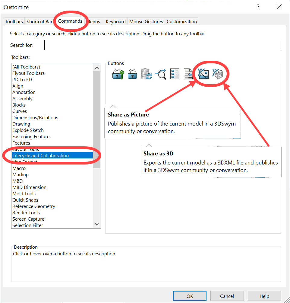 SOLIDWORKS 2022 SP02, 3DEXPERIENCE SOLIDWORKS User Interface Enhancements (2022 SP02)