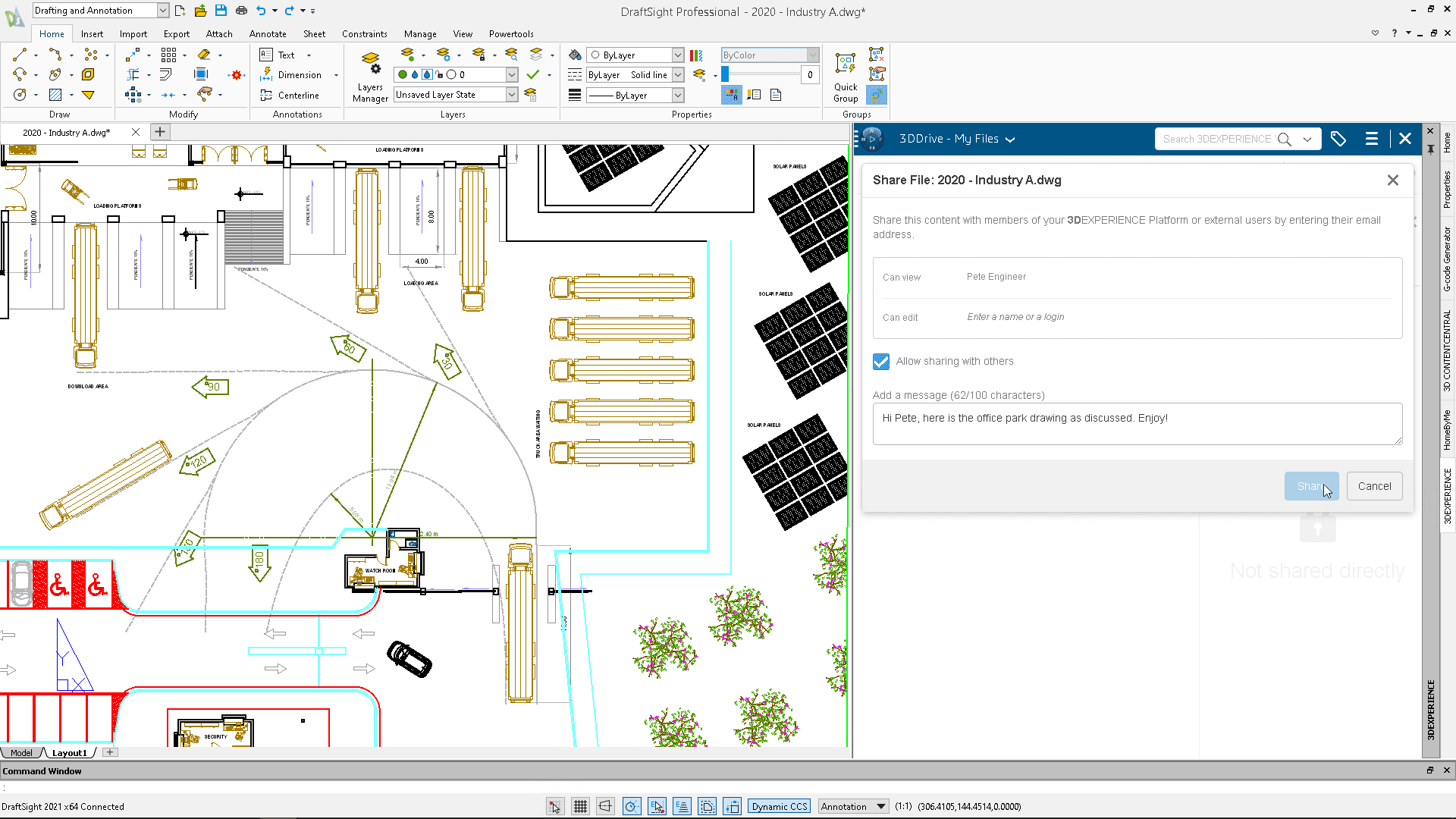 3DEXPERIENCE DraftSight Professional (DRS)