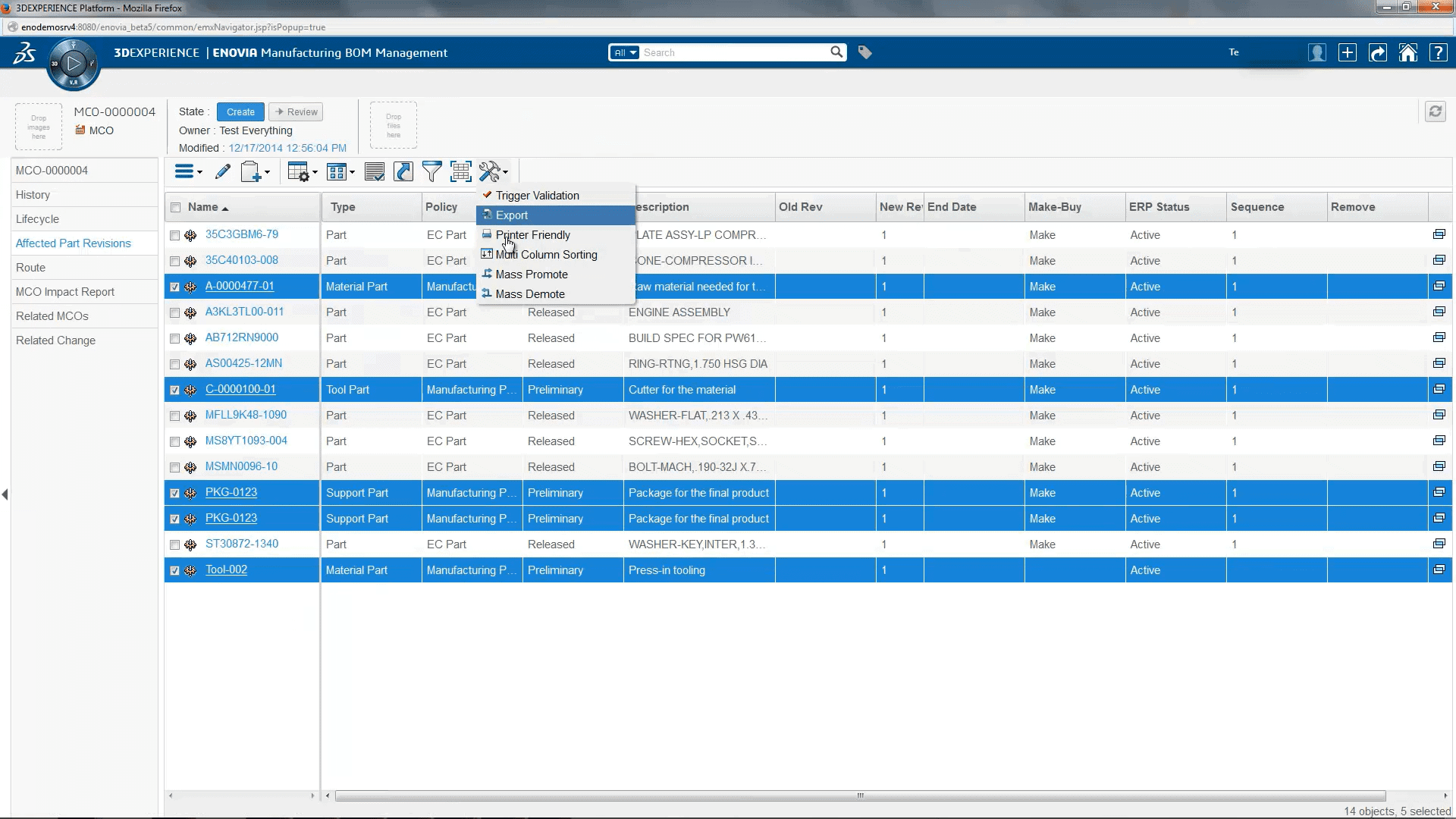 Manufacturing BOM Manager (MBO)