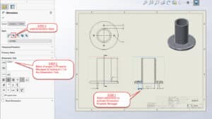 solidworks dimension styles, Increasing SOLIDWORKS Efficiency with Dimension Styles