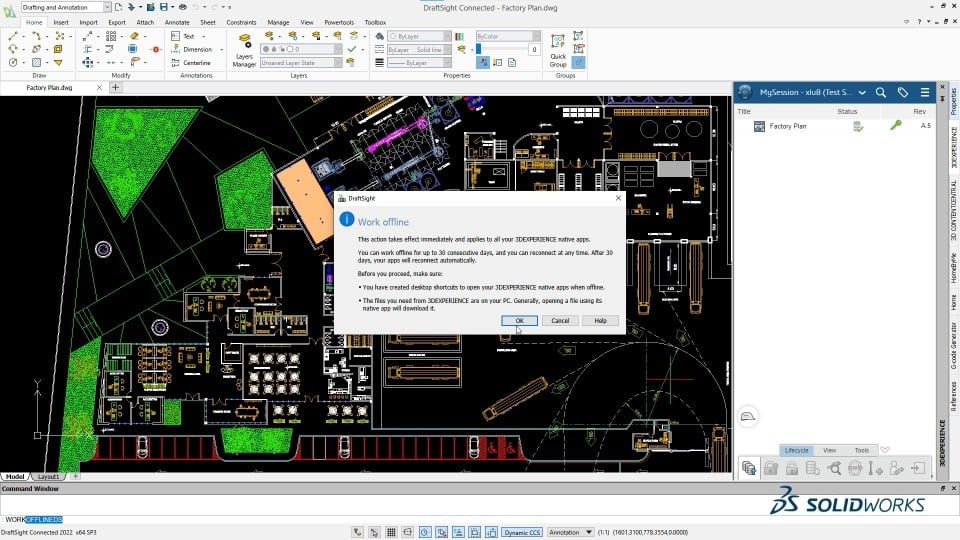 3DExperience solidworks offline, 3DEXPERIENCE SOLIDWORKS Adds New “Offline Mode”