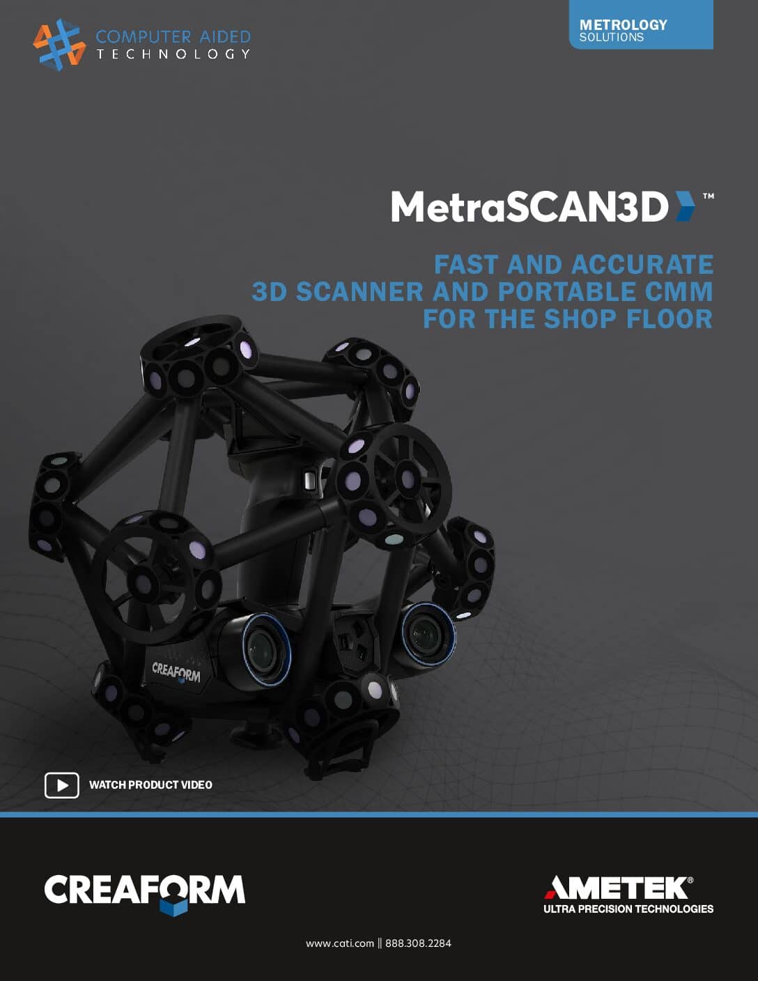 creaform MetraSCAN Series MetraSCAN BLACK Brochure Download