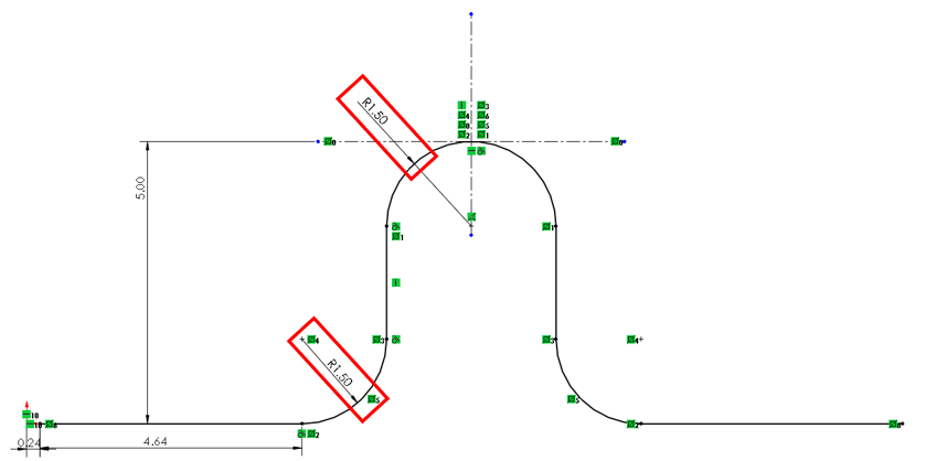 Sketch for base flange