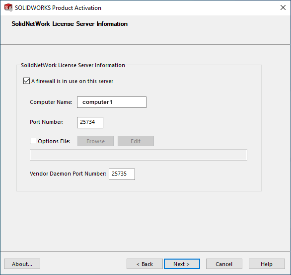 Upgrade SolidNetwork License Manager, Installing or Upgrading the SolidNetWork License Manager for SOLIDWORKS 2023